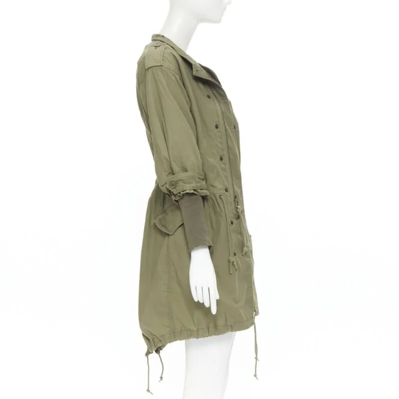 Junya Watanabe Green Fisherman Coat Green Cotton Very good - Box View