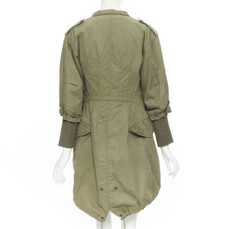 Junya Watanabe Green Fisherman Coat - Detail 1