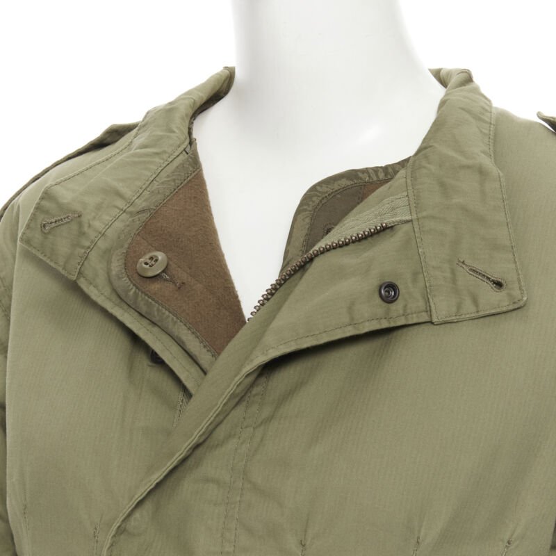 Junya Watanabe Green Fisherman Coat - Detail 2