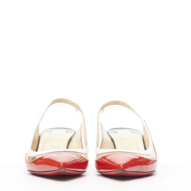 Christian Louboutin PVC Sling Pumps - Image 6