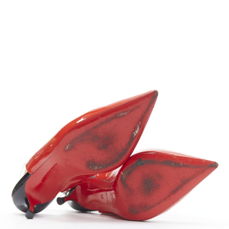 Christian Louboutin PVC Sling Pumps - Image 14
