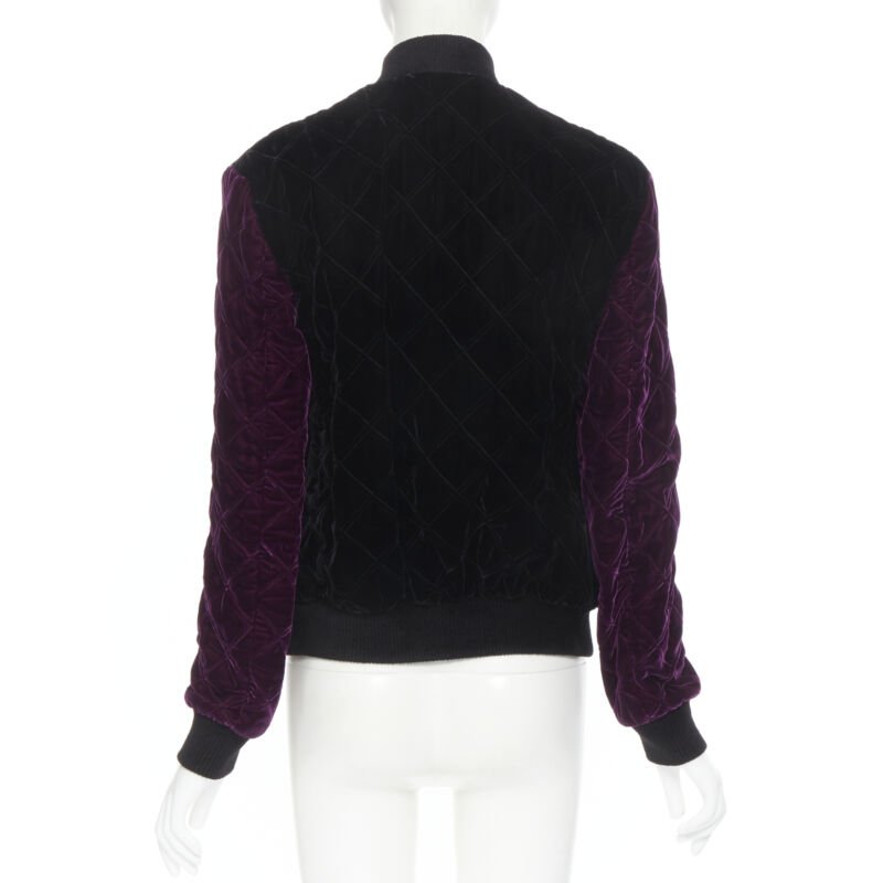 Saint Laurent Black Diamond Bomber - Detail 1