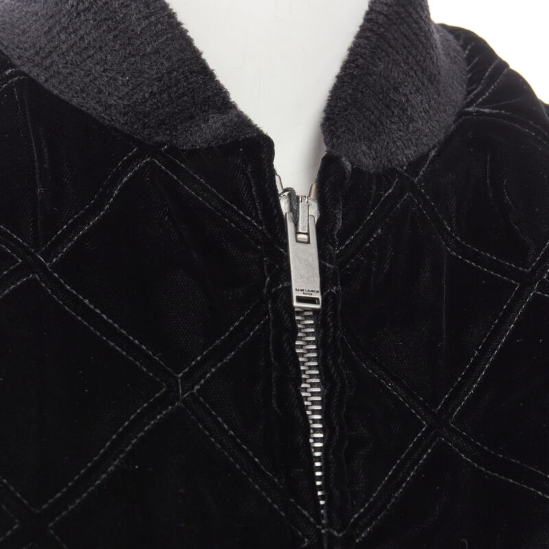 Saint Laurent Black Diamond Bomber - Detail 2