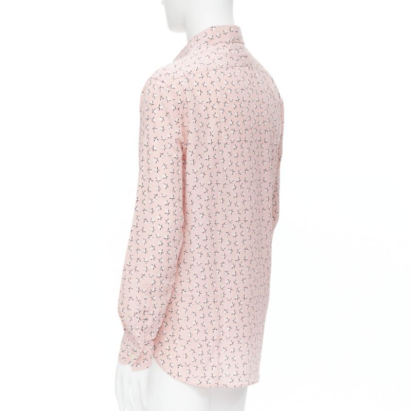 Saint Laurent Star print silk shirt - Side view