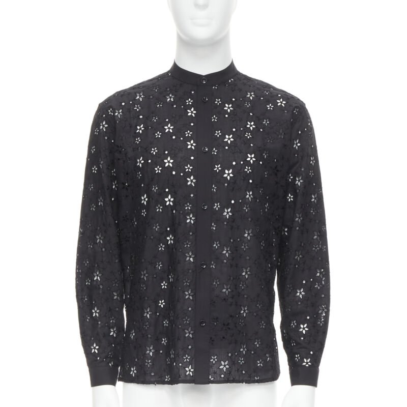 Saint Laurent Star Embroidery Shirt