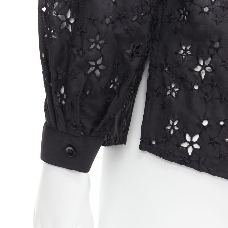 Saint Laurent Star Embroidery Shirt - Image 11