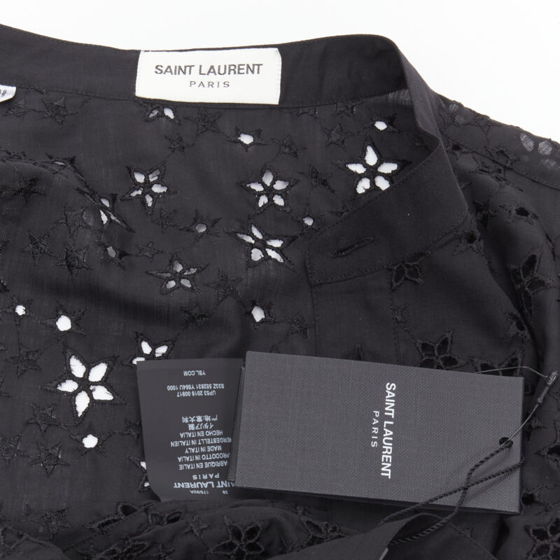 Saint Laurent Star Embroidery Shirt - Image 12