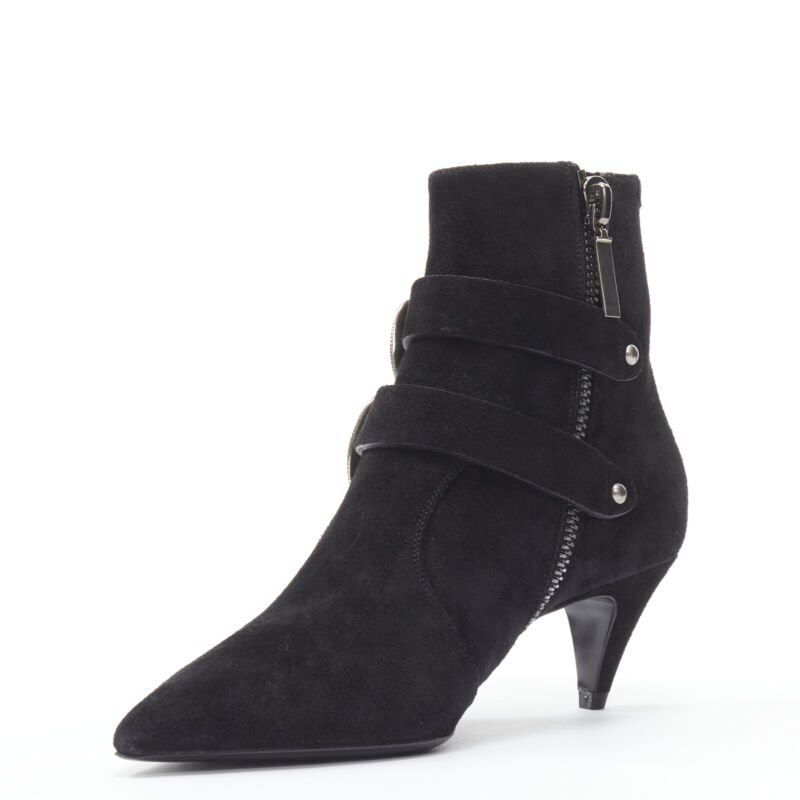 Saint Laurent Lug Sole Platform Boots - Side view
