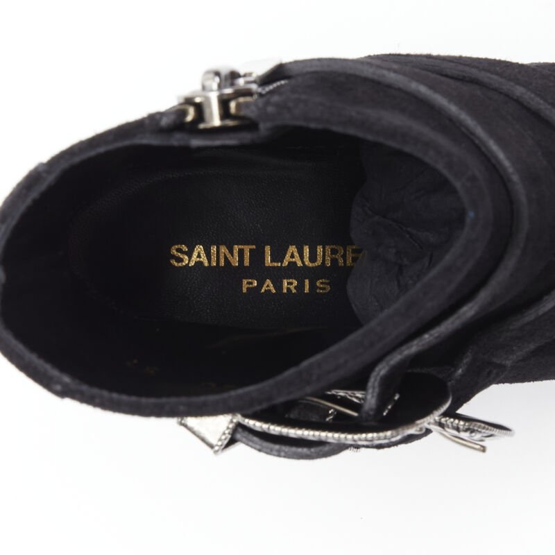 Saint Laurent Lug Sole Platform Boots - Image 13