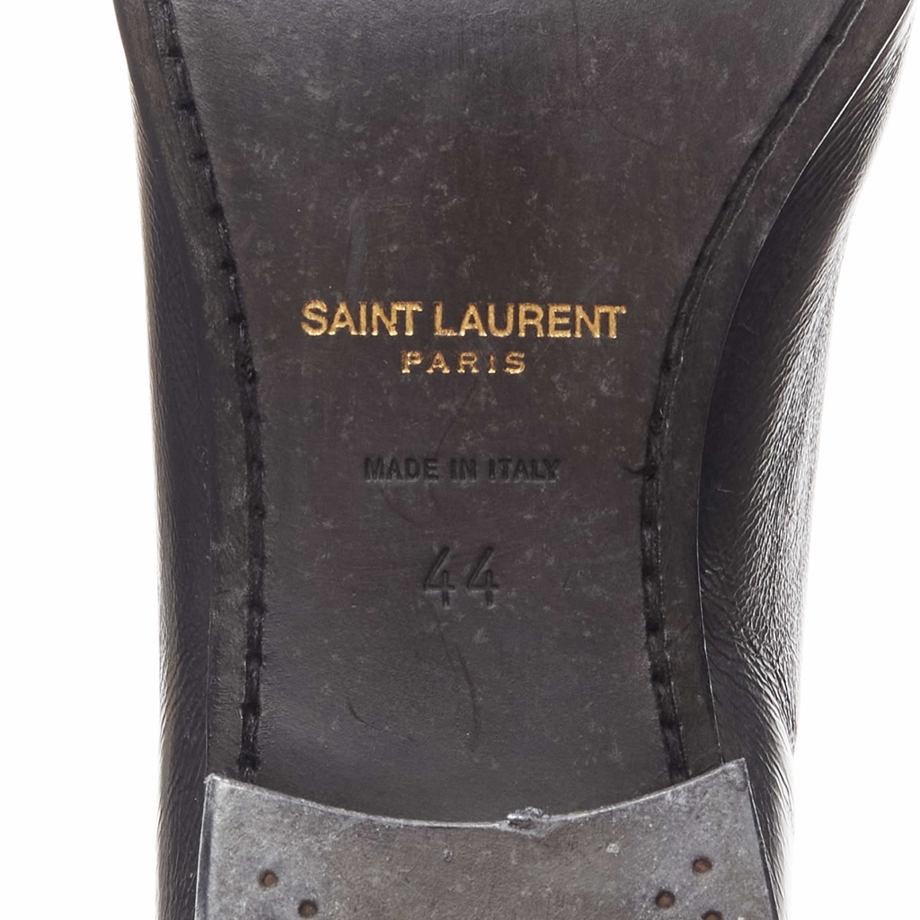 Saint Laurent Strap Pull Motorcycle Boots - Image 15