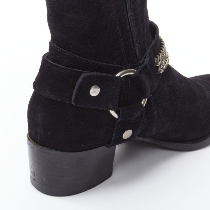 Saint Laurent Buckle Thigh High Boots - Image 10