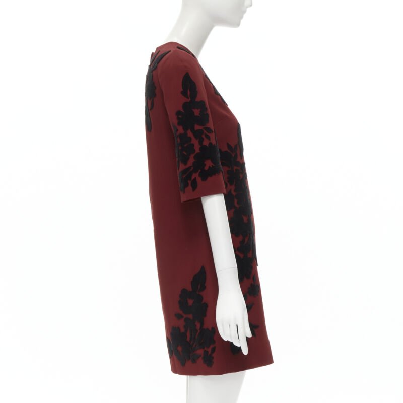 Dolce & Gabbana Floral Velvet Dress - Side view