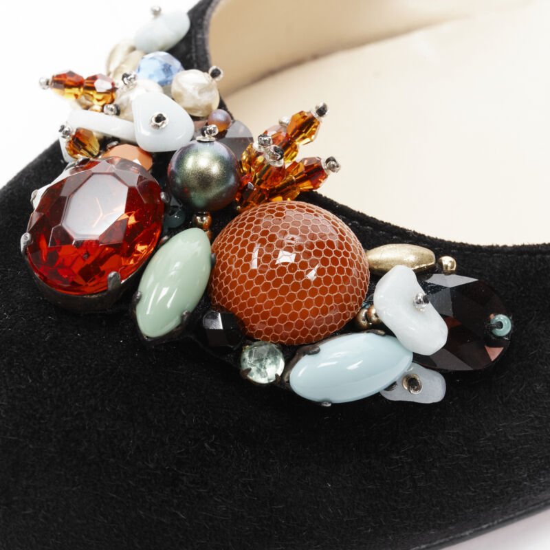 Christian Louboutin Satin Buckles Pep Flats - Image 11