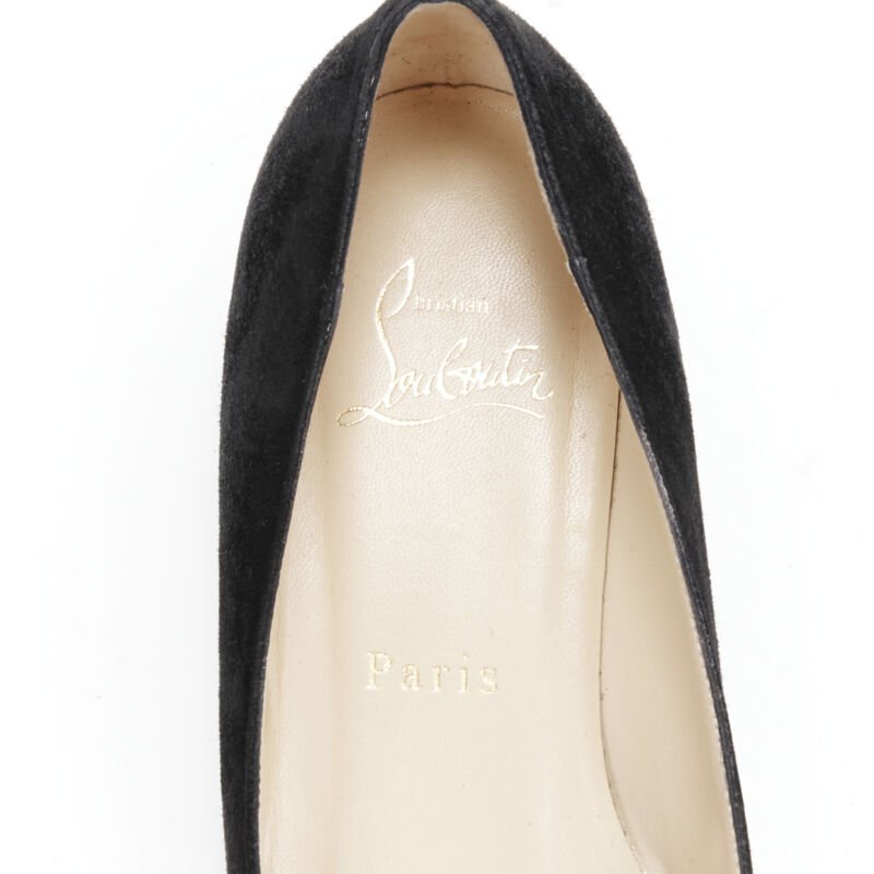 Christian Louboutin Satin Buckles Pep Flats - Image 12