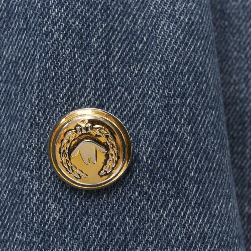 Moschino Blue Paisley Coat - Image 11