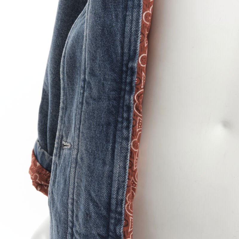 Moschino Blue Paisley Coat - Image 12