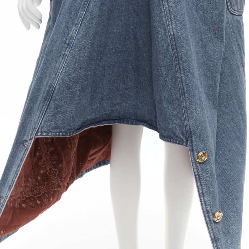 Moschino Blue Paisley Coat - Image 13