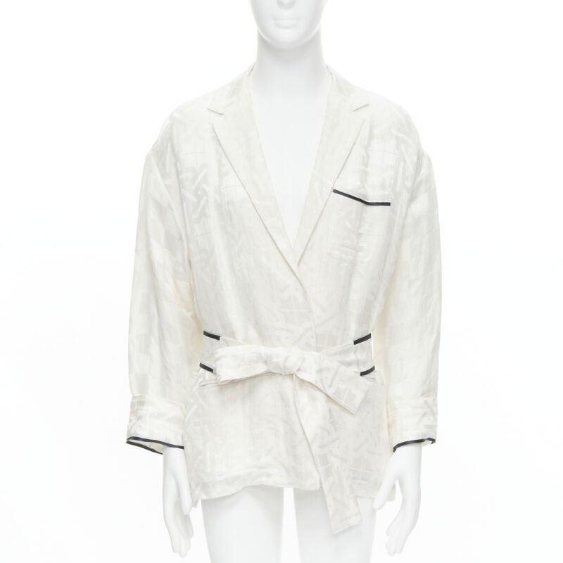 Haider Ackermann Jacquard Robe Shirt
