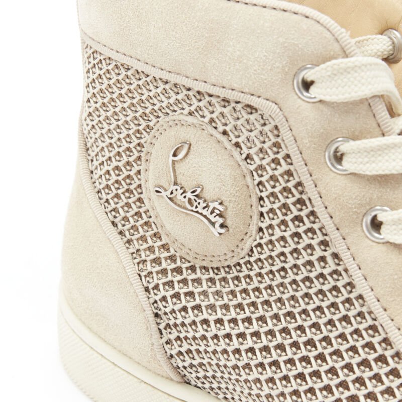 Christian Louboutin Jacquard High Tops - Image 10