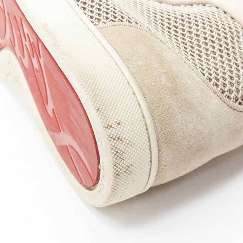 Christian Louboutin Jacquard High Tops - Image 12