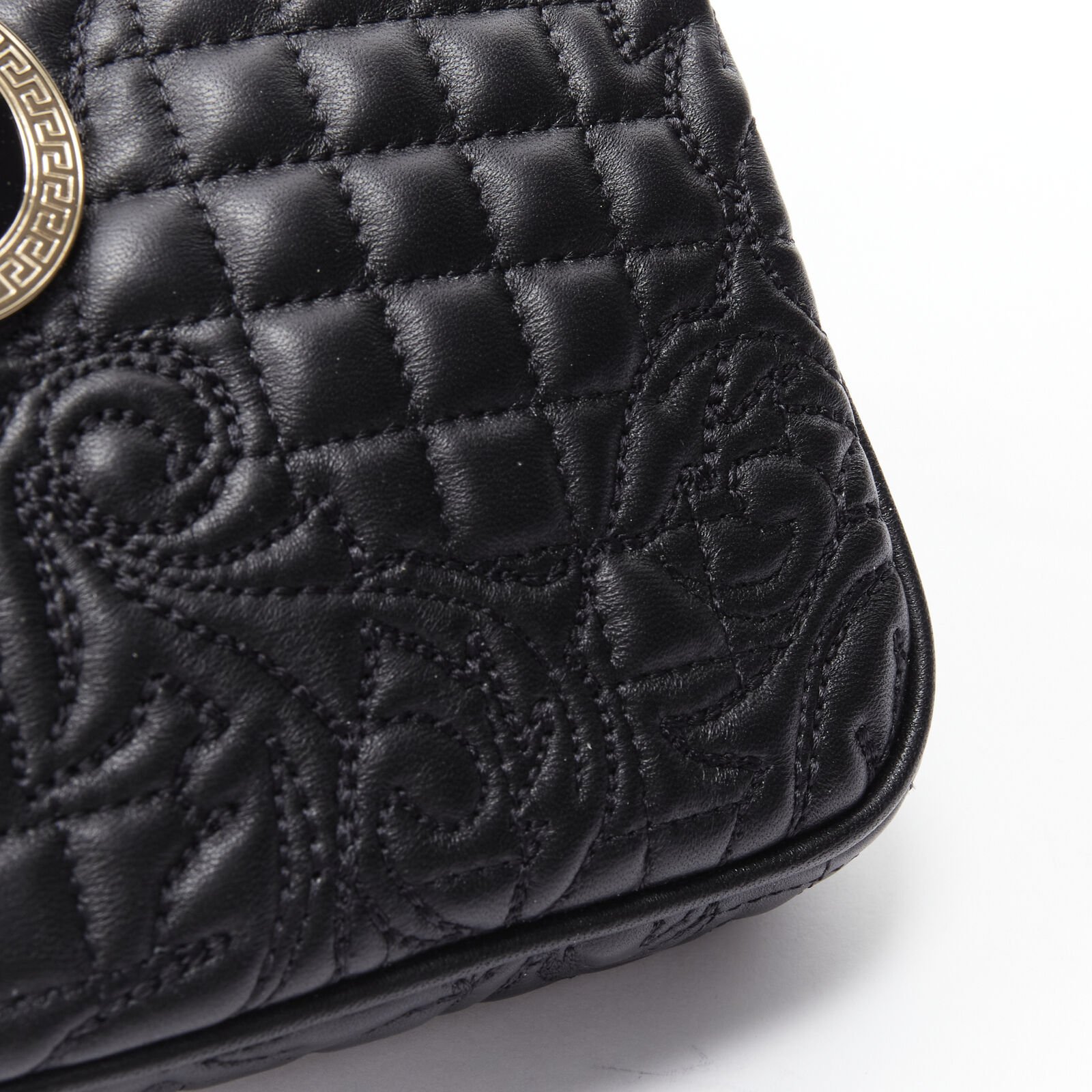 Versace Black Baroque Chain Bag - Detail 2
