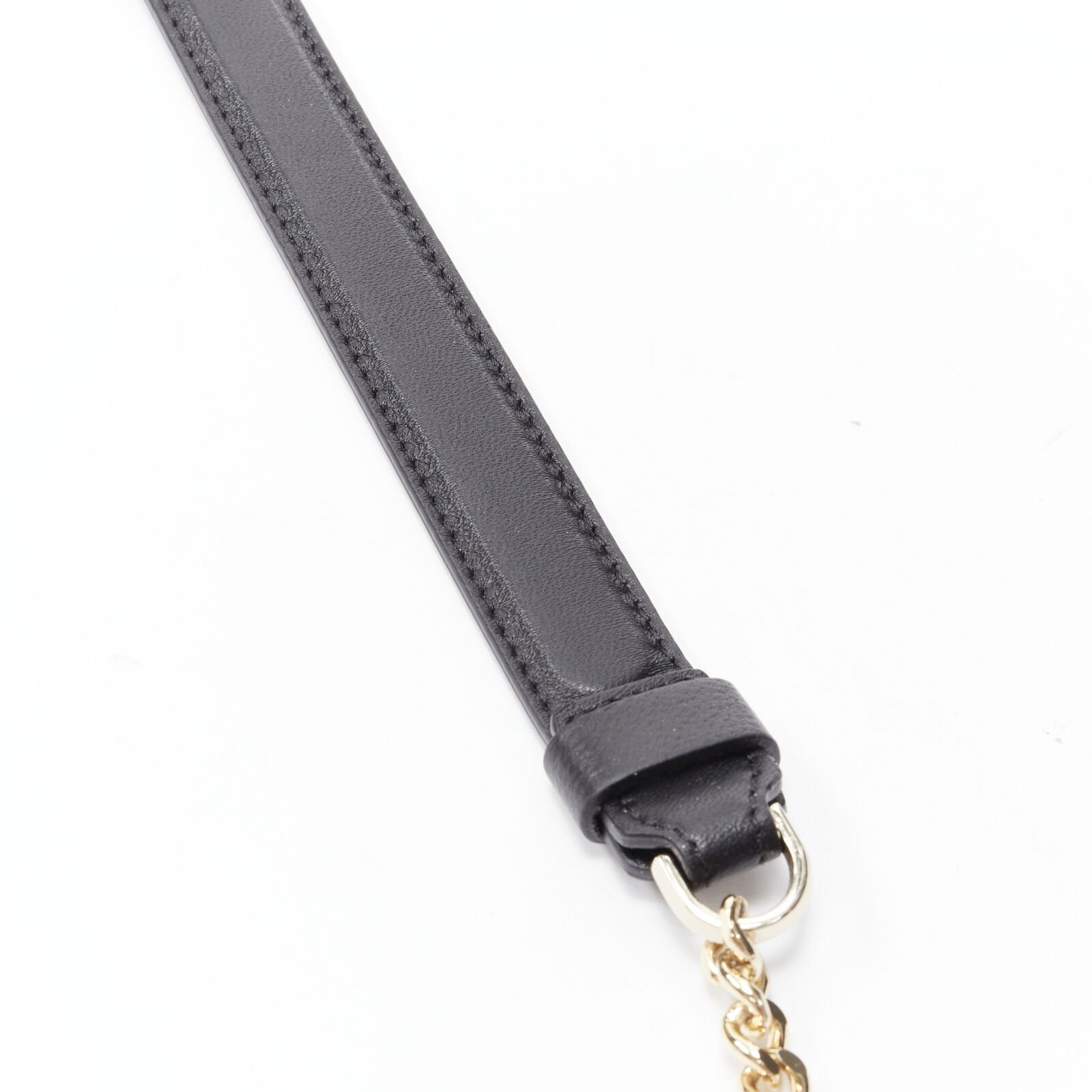 Versace Black Baroque Chain Bag - Image 10