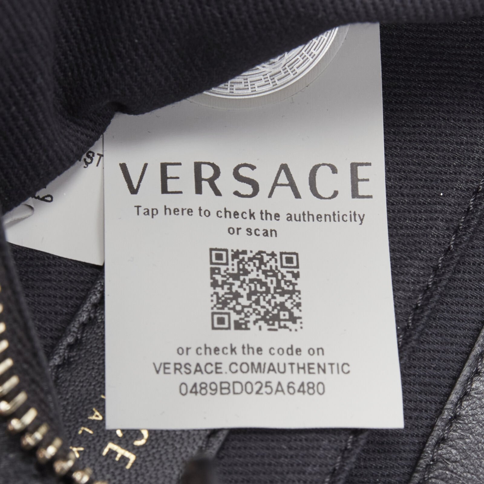 Versace Black Baroque Chain Bag - Image 13