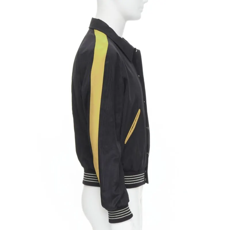 Celine Teddy Bomber Jacket Black Cotton Never worn, with tag - Model View