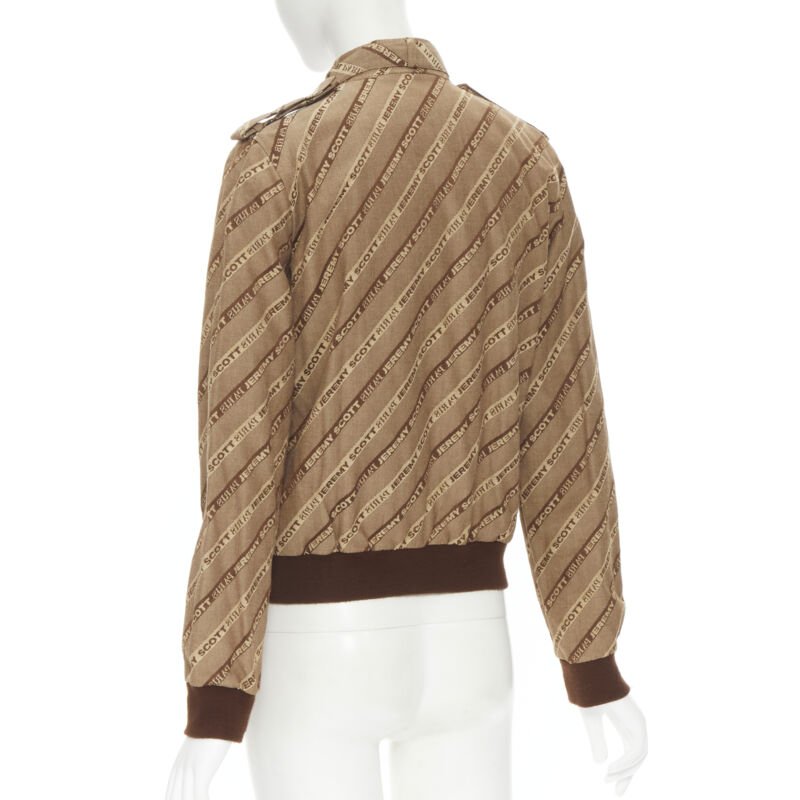 Jeremy Scott Brown Aviator Bomber - Detail 2