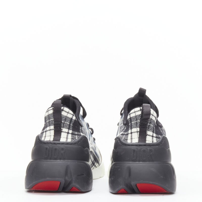 Christian Dior Check Chunky Sneakers - Side view