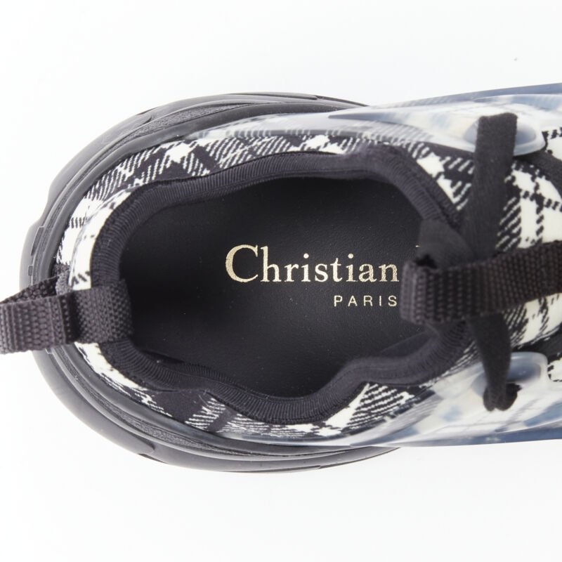 Christian Dior Check Chunky Sneakers - Image 12