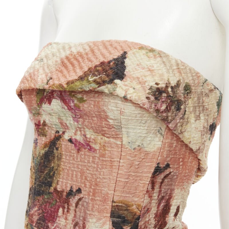 Dolce & Gabbana Rose Cloque Dress - Back view