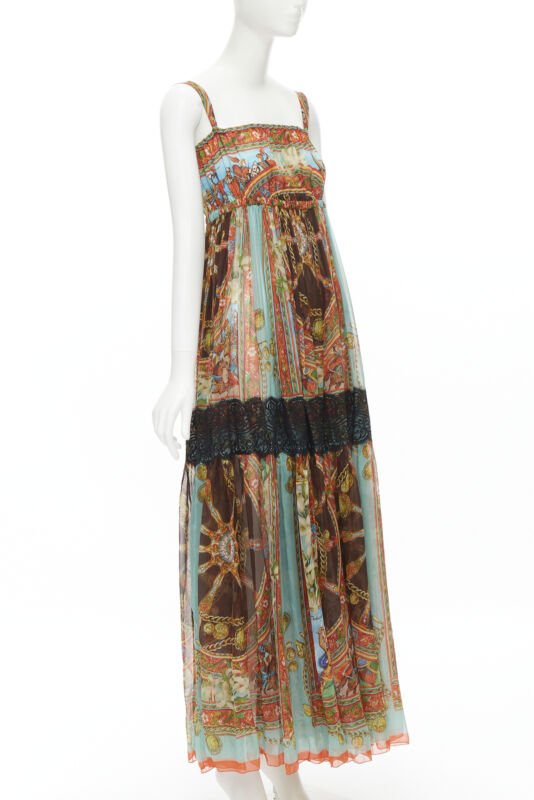 Dolce & Gabbana Carretto Lace Dress - Image 6