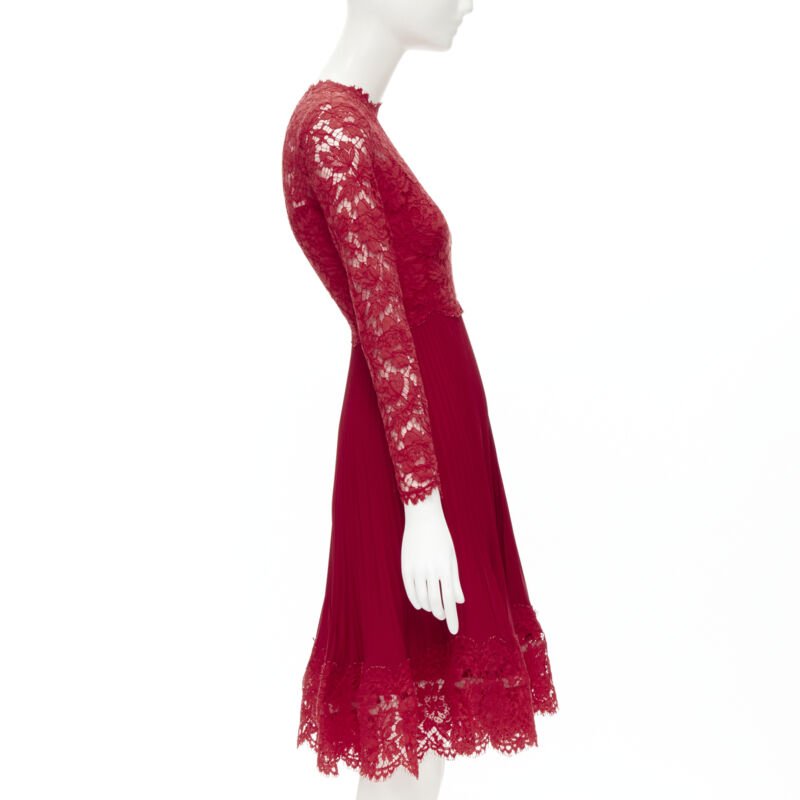 Valentino Garavani Knife Pleat Dress - 4