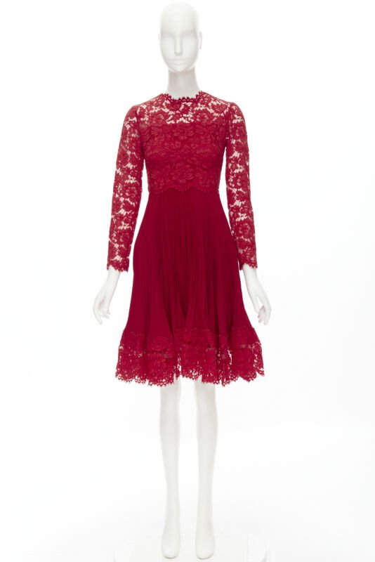 Valentino Garavani Knife Pleat Dress - Image 14