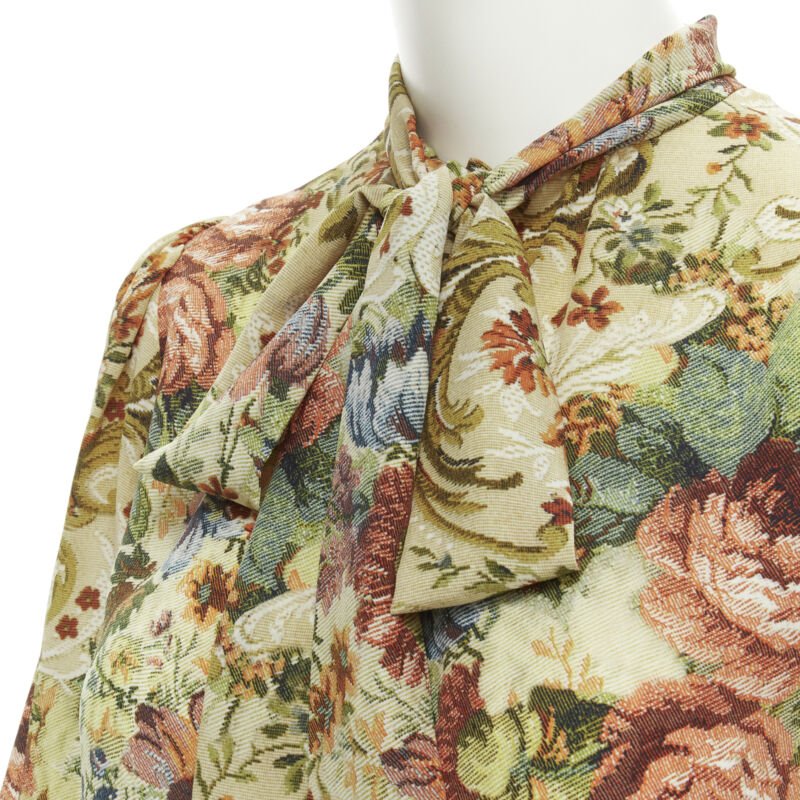 Dolce & Gabbana Tapestry Tie Shirt - Back view