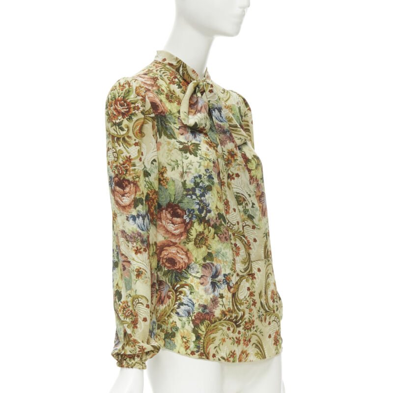Dolce & Gabbana Tapestry Tie Shirt - Image 6