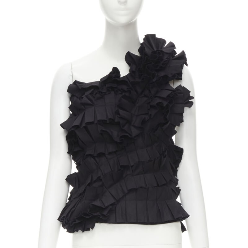 Bottega Veneta Ruffle Bustier Top