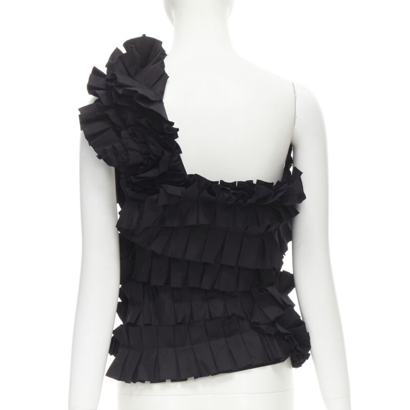 Bottega Veneta Ruffle Bustier Top - Side view