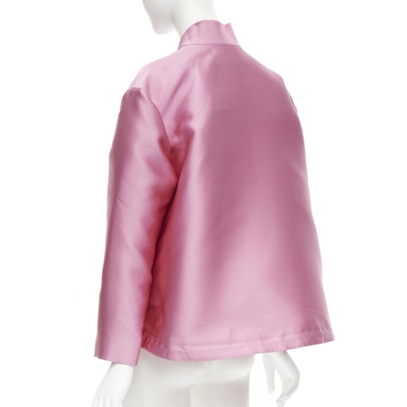 Valentino Garavani Pink Flared Bomber Jacket - Detail 1