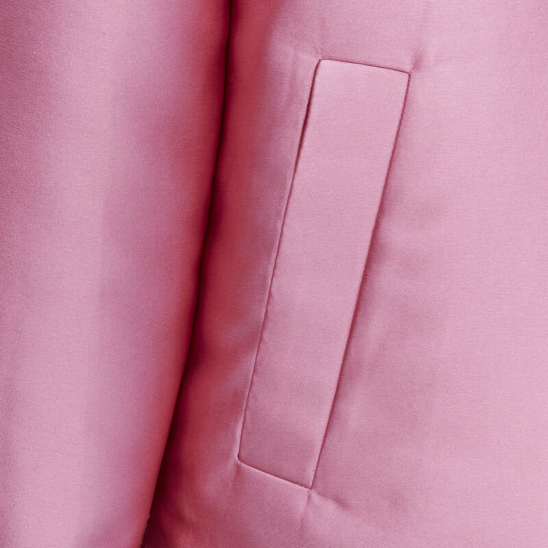 Valentino Garavani Pink Flared Bomber Jacket - Image 10