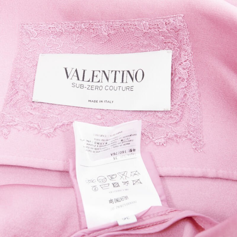 Valentino Garavani Pink Flared Bomber Jacket - Image 13