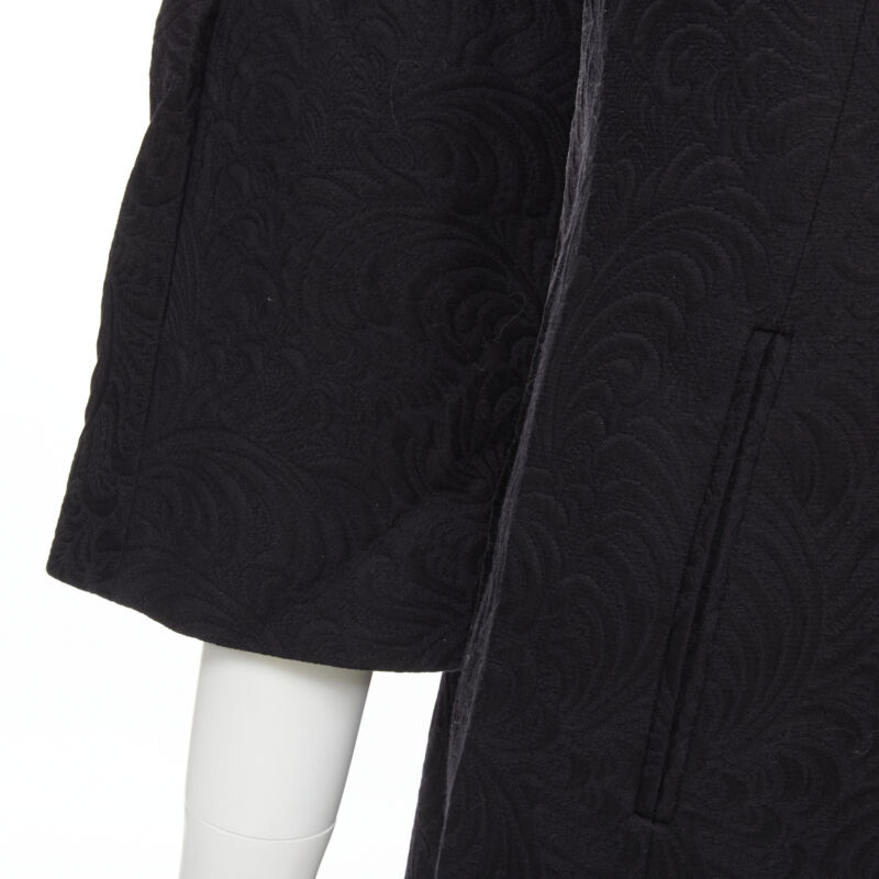 Dolce & Gabbana Black Crystal Coat - Image 12