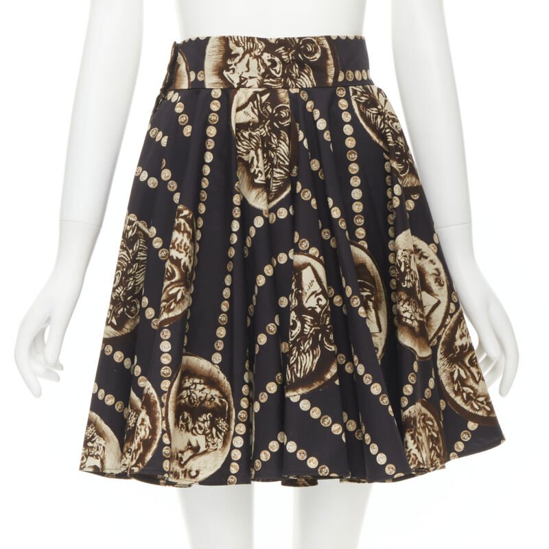 Dolce & Gabbana Coin Flared Skirt