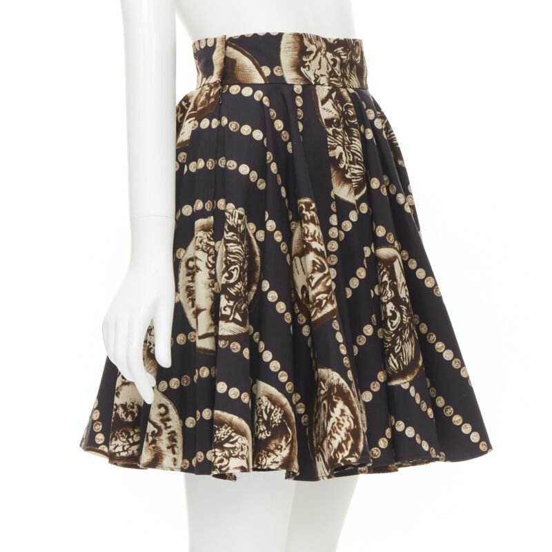 Dolce & Gabbana Coin Flared Skirt - Image 6