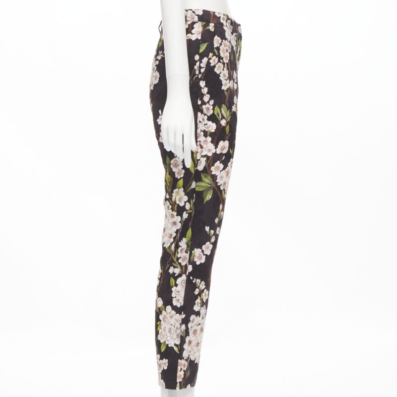 Dolce & Gabbana Floral Jacquard Pants - 4