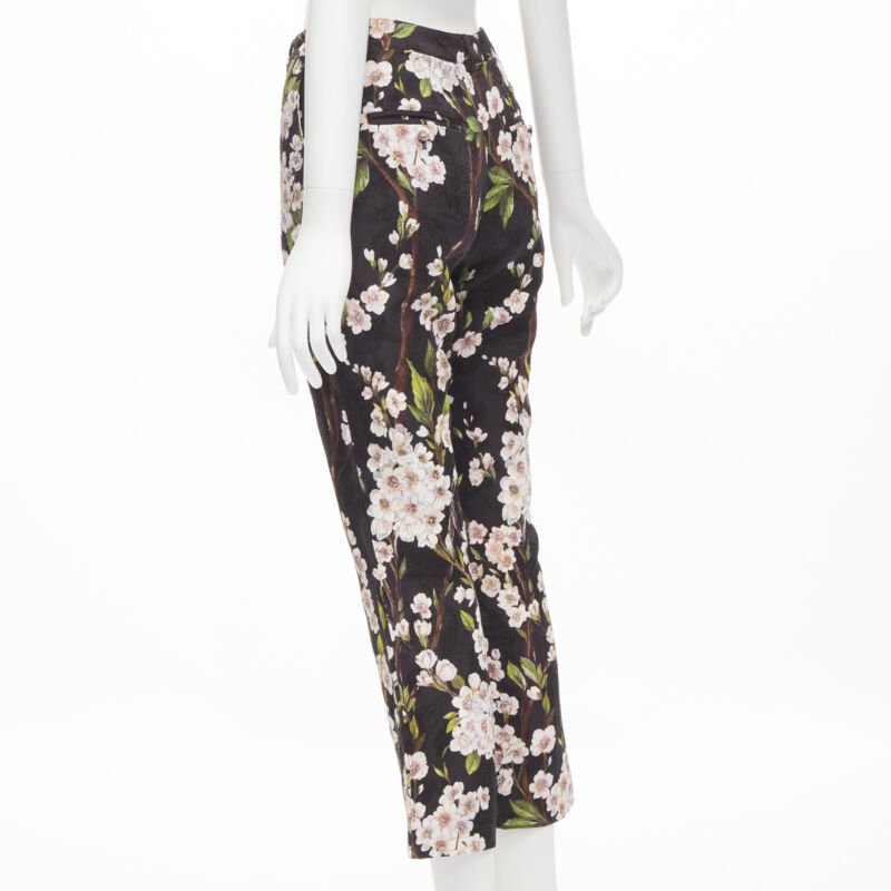 Dolce & Gabbana Floral Jacquard Pants - Detail 1