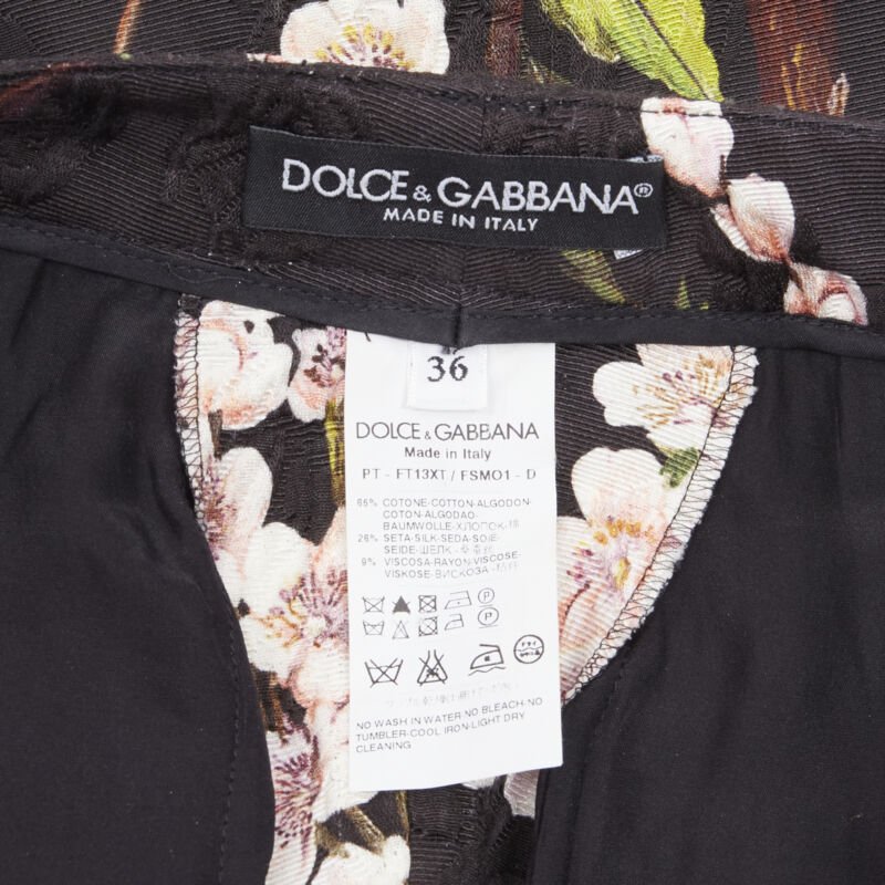 Dolce & Gabbana Floral Jacquard Pants - Image 10
