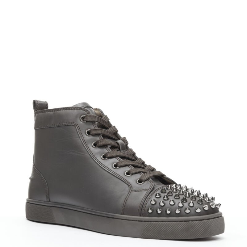 Christian Louboutin Studded Toe High Tops - Back view