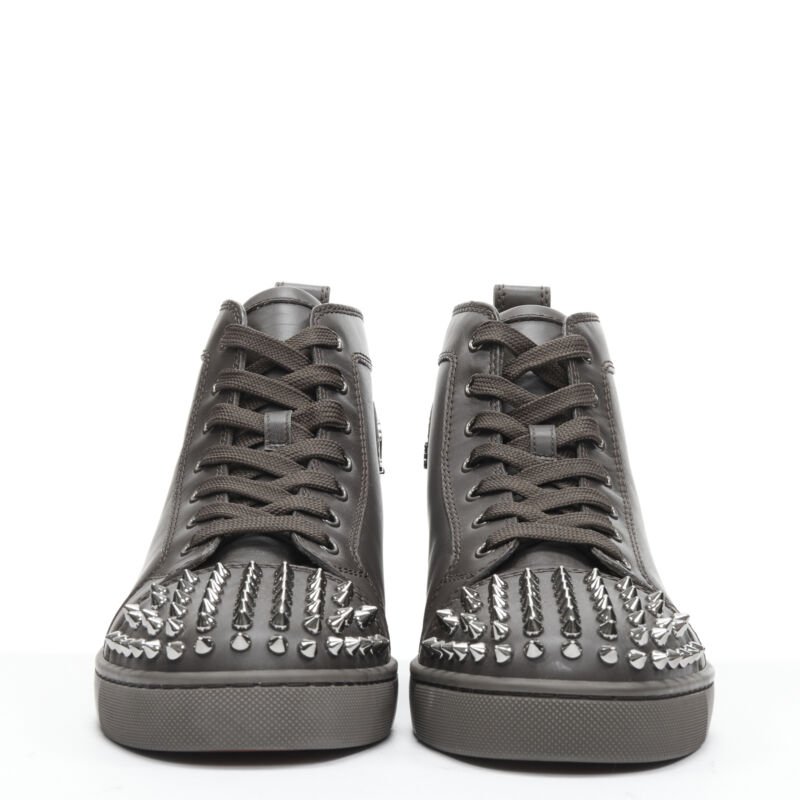 Christian Louboutin Studded Toe High Tops - Image 6